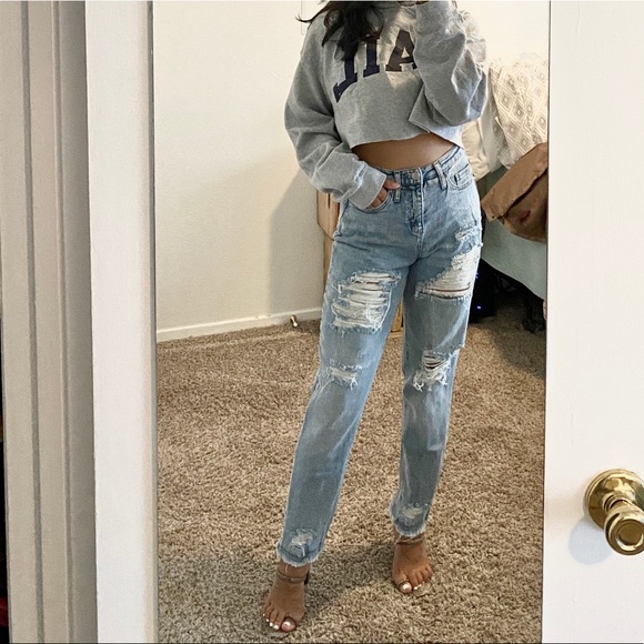 wild fable Denim - High waisted Ripped Jeans